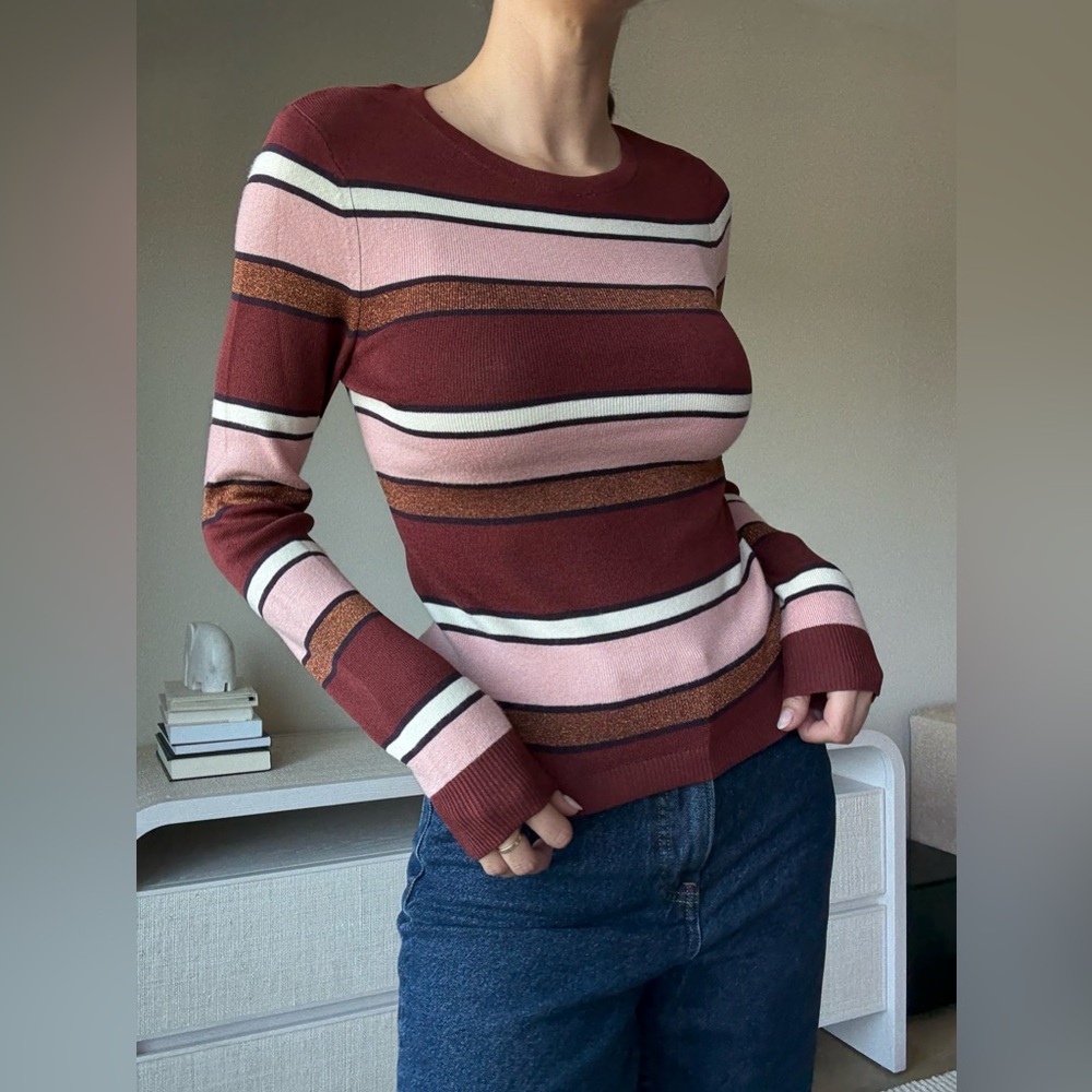 Striped Long Sleeve Sweater